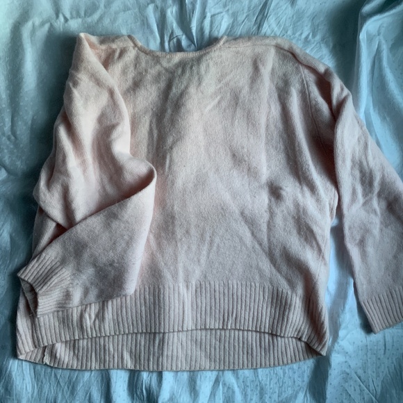 B.I.B. wool blend soft pink pullover sweater, size 2X, long sleeve - Picture 1 of 4